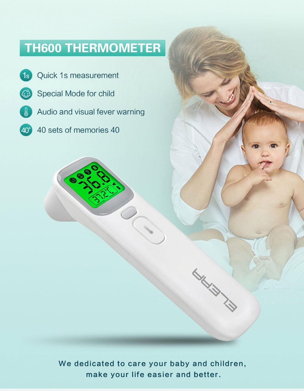 Body Measurement Thermometer For Baby - The TinyGen