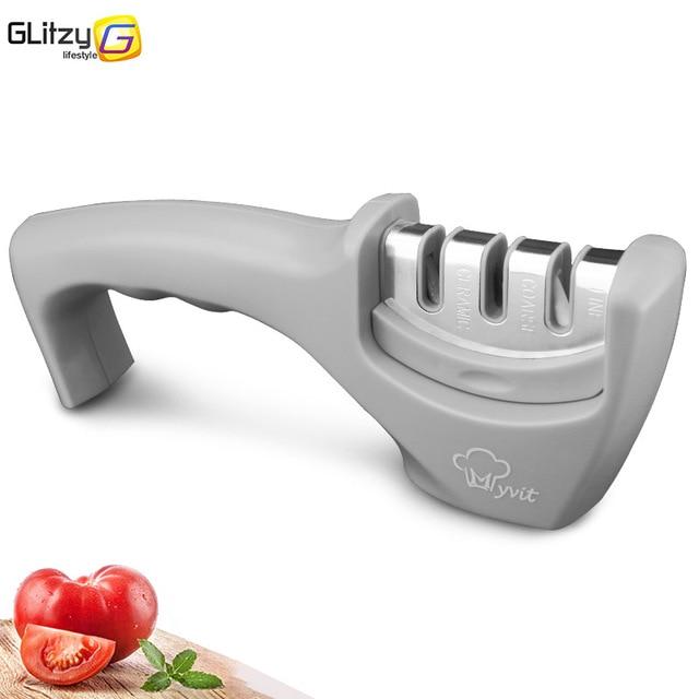 3 Stage Professional Kitchen Knife Sharpener - The TinyGen