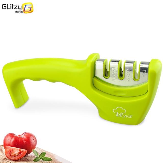 3 Stage Professional Kitchen Knife Sharpener - The TinyGen